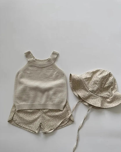 2025 Summer New Children Casual Shorts Cute Dot Plaid Floral Bow Girls Cotton Shorts Baby Boy Solid Shorts Fashion Kids Clothes
