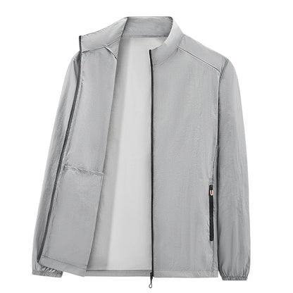 2025 sunscreen clothing men's summer jacket thin breathable fishing skin suit men's sunscreen clothing
