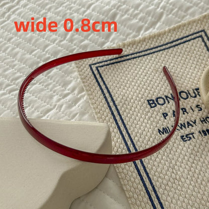 Plastic Translucent Hair Head Hoop Band Headband Women Hairband for girls Non-slip Tooth Hair Bands Headwear Hair Accessories