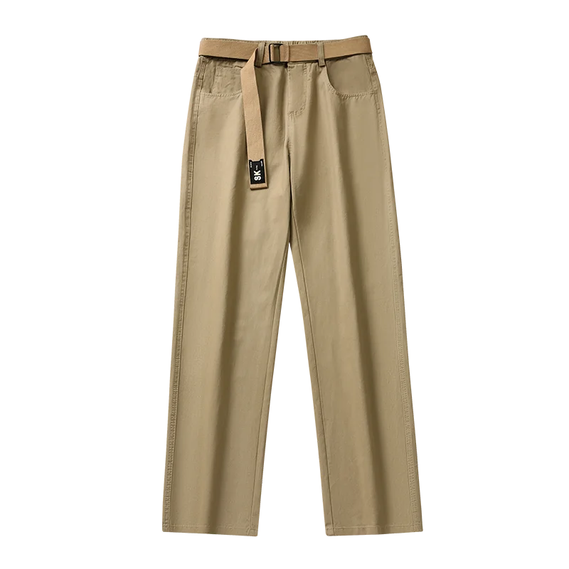 2025 Spring Summer New 190cm Big Tall Boy Extended Pants Man 115cm Pant Length Large Size Cotton Straight Leg Casual Pants