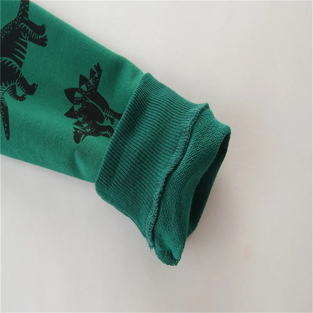 Jumping Meters 2-7T Boys Girls Sweatshirts Dinosaurs Long Sleeve  Children's Clothing Animals Baby Hooded Shirts