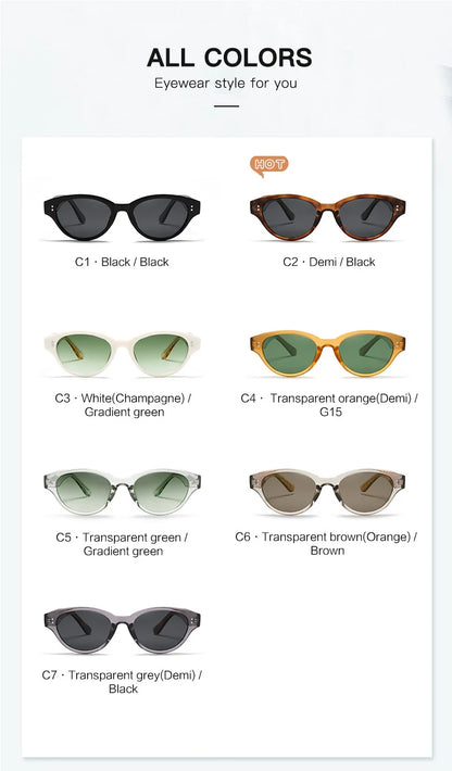 O-Q CLUB Women's Sunglasses Eyepieces Sunglass Woman Men Sun Glasses in Trend Luxury Brands High Quality Zonnebril Dames Lunette
