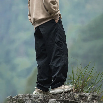 TFETTERS Autumn Cargo Pants Men 2025 100% Nylon Safari Style Solid Double Side Pockets Men Pants Outdoors Tourism Men Clothes