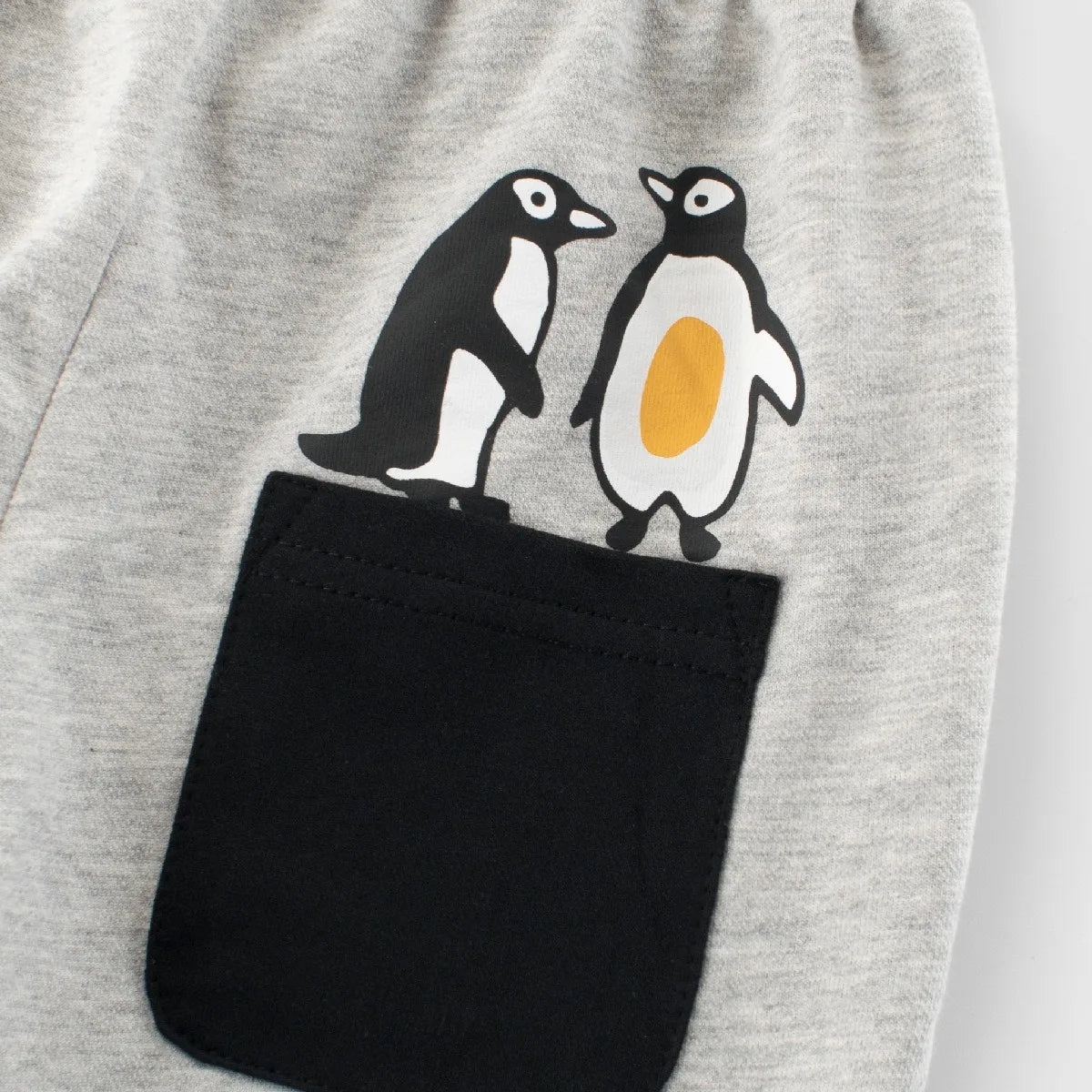2025 Penguin Cartoon Shorts Children Boys Cute Pants 100% Cotton Sport Pants for 1 2 3 4 5 6 7 8 9 Years Baby Boys Girls