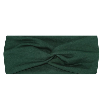 Pilates Elastic Hair Bands Yoga Headband Running Cycling Sweatband Turban Makeup Hair Hoop Makeup Headwrap Women