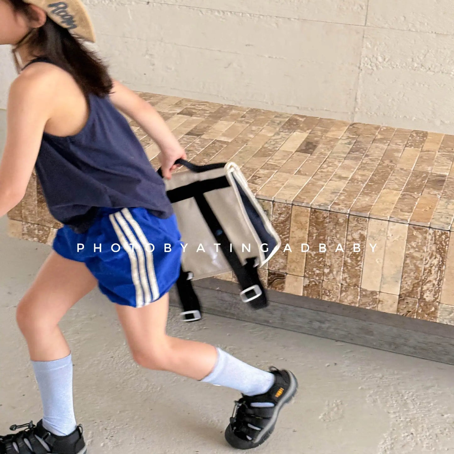 2025 Summer New Children Loose Shorts Girls Striped Shorts Cotton Breathable Boys Casual Pants Fashion Kids Clothes
